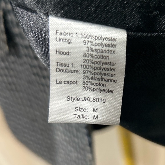 Elan Tweed Blazer Jacket w/ Removable Hood Medium Layered Jacket - Picture 3 of 5